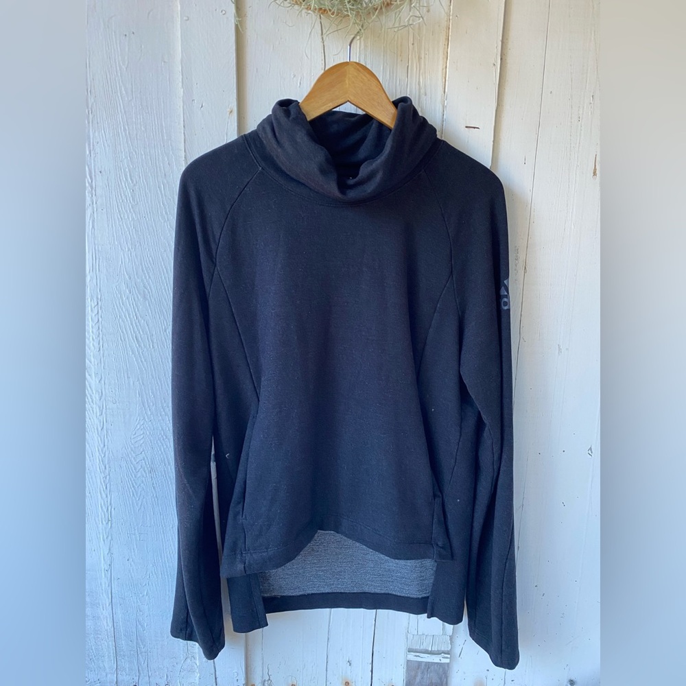 adidas Black Cowl Neck Sweater